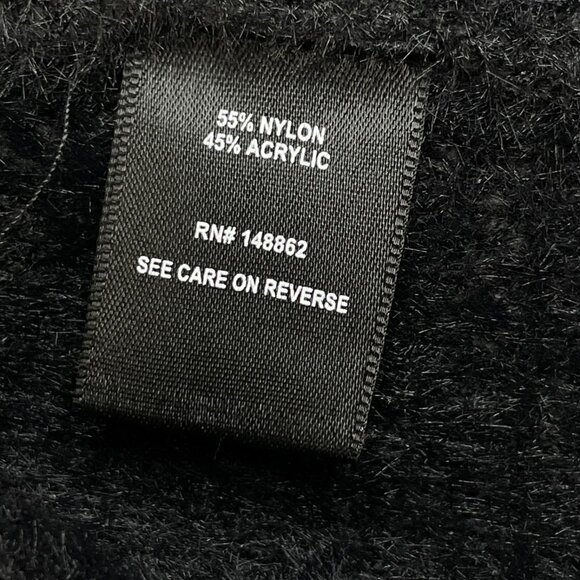 Torrid Eyelash Shacket Sweater Jacket Black Womens 0 - Picture 9 of 13